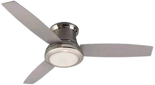 Sail Stream 52-in Brushed Nickel LED Indoor