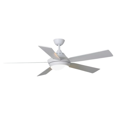 Platinum Portes 52-in Matte White Indoor Downrod Mount Ceiling Fan