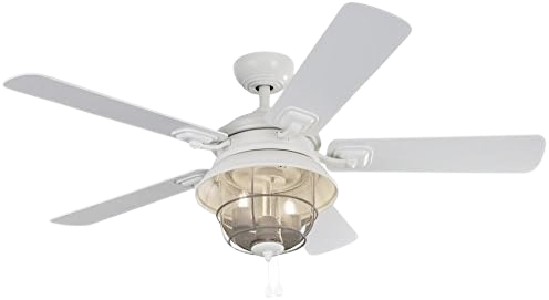 Altissa 52-in Matte White Downrod Mount Ceiling Fan